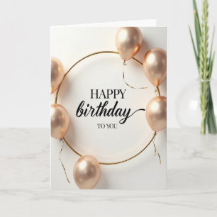 Carte de célébration Champagne