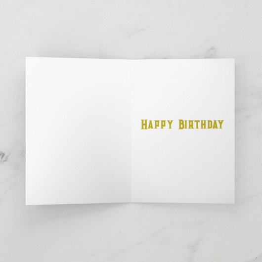 CARTE DE CÉLÉBRATION D'ANNIVERSAIRE (Intérieur)