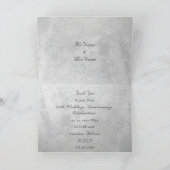 Carte de célébration de 25e anniversaire de mariag (Intérieur)