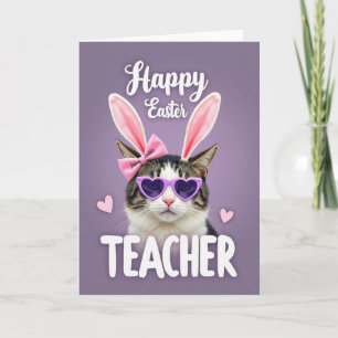 Carte de célébration de chat mignon