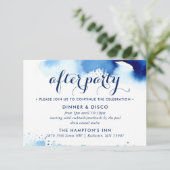 CARTE DE CÉLÉBRATION DE FÊTE MARINE intelligente c (Debout devant)