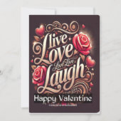 Carte de célébration de la Saint-Valentin (Devant)