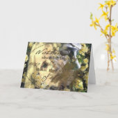 Carte de célébration de la vie (Fleur jaune)