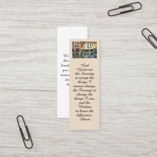 Carte de célébration de la vie commémorative de pe (Devant/Arrière en situation)