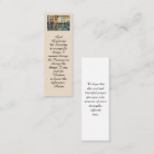 Carte de célébration de la vie commémorative de pe (Devant / Derrière)