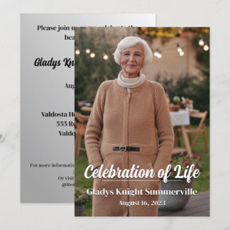 Carte de célébration de la vie | Eternellement vot