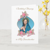 Carte de célébration de la Vierge Marie pour les b (Fleur jaune)