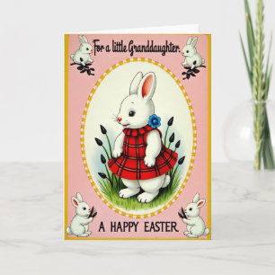 Carte de célébration de lapin charmant