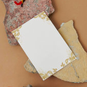 Carte de célébration de mariage élégante en or