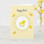 Carte de célébration de nouvelle vie (Fleur jaune)