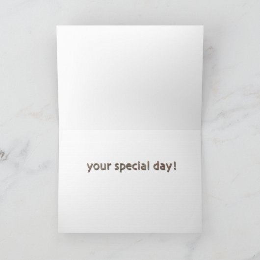 carte de célébration de pigeon (Intérieur)