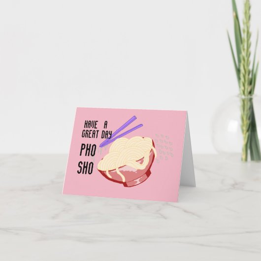 Carte de célébration de Ramen (Devant)