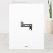 Carte de célébration de verre de champagne avec co (Dos)