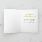 Carte de célébration du 40e anniversaire du Mariag (Intérieur)