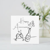 Carte de célébration du 4e anniversaire du Champag (Debout devant)