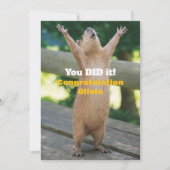 Carte de célébration du capybara – Félicitations p (Devant)