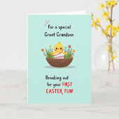 Carte de célébration d'un nouveau petit (Fleur jaune)