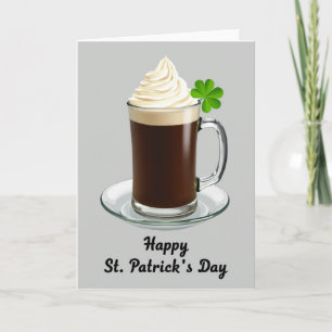 Carte de célébration Irish Coffee