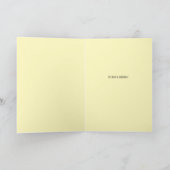 Carte de célébration jaune et orange (Intérieur)