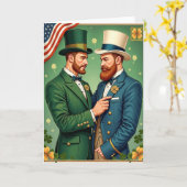 Carte de Célébration Messieurs (Fleur jaune)