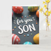 Carte de Célébration Pour Toi Fils (Fleur jaune)