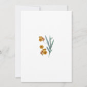 Carte de célébration pré-Mariage unique (Dos)