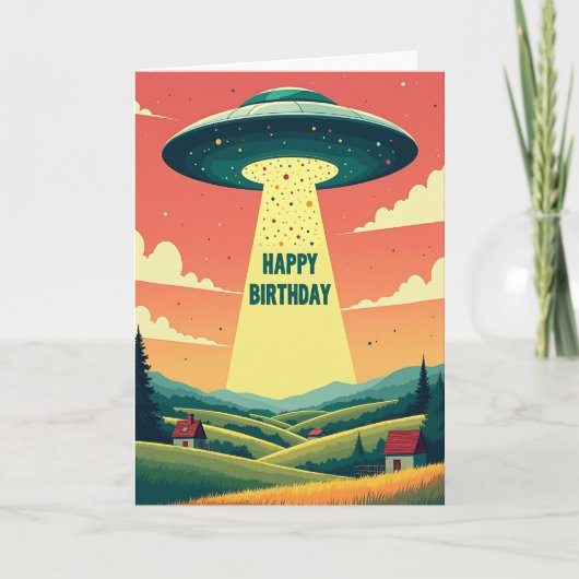 Carte de célébration Retro Beam (Devant)