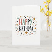 Carte de célébration vibrante (Fleur jaune)