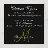 Carte de cérémonie (Dos)