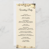 Carte de cérémonie Mariage de style pays (Dos)