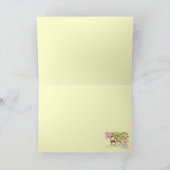 Carte de cerf Bonnes Fêtes (Intérieur)