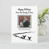 Carte de Cerfs Joyeuses (Debout devant)