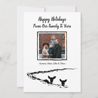 Carte de Cerfs Joyeuses