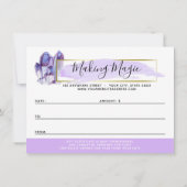 Carte de certificat-cadeau Aquarelle et Or (Dos)