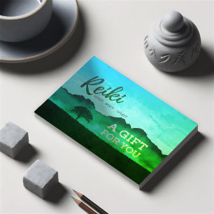 Carte de certificat-cadeau Reiki Master Yoga Instr