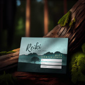 Carte de certificat-cadeau Reiki Master Yoga Instr