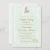 Carte de certificat de membre Mint Green Easter Go (Devant)