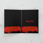 Carte de Cerveau-salutation de saignement (Intérieur)