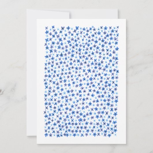 Carte de champ de fleurs (Devant)