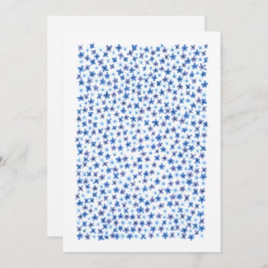 Carte de champ de fleurs (Devant / Derrière)