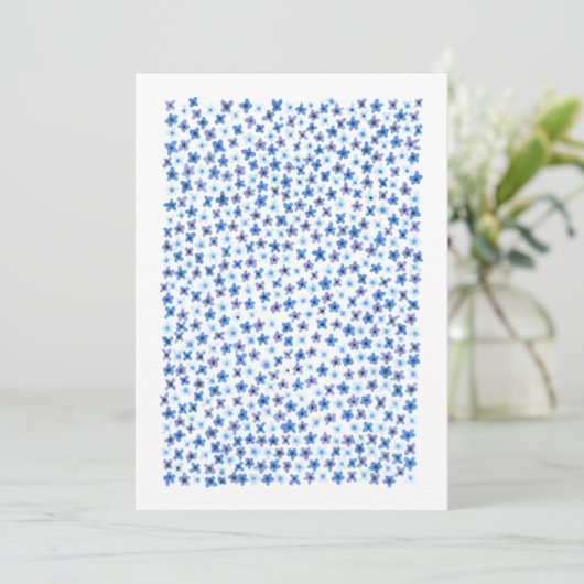 Carte de champ de fleurs (Debout devant)