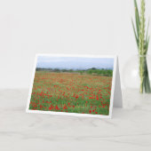 Carte de champ Red Poppy (Devant)