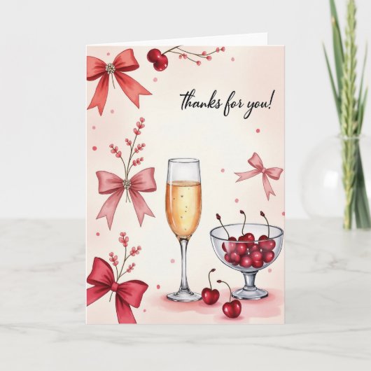 Carte de Champagne Célébratif (Devant)