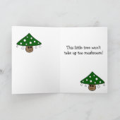 Carte de champignons de Noël Arbre (Intérieur)