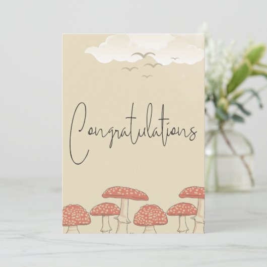 Carte de champignons plats (Debout devant)