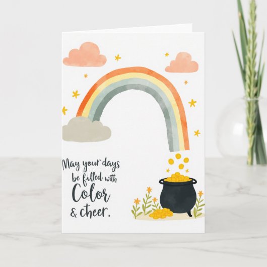 Carte de chance Arc-en-ciel (Devant)