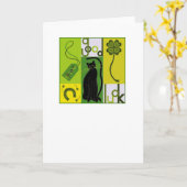 Carte de chance carré 2004(2) (Fleur jaune)