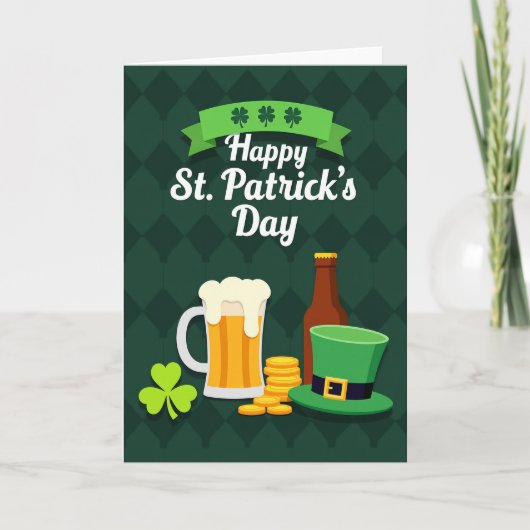 Carte de chance de la Saint-Patrick (Devant)