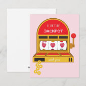 Carte de chance de la Saint-Valentin (Devant / Derrière)