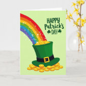 Carte de chance pour la Saint-Patrick (Fleur jaune)